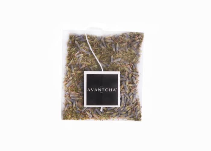 Naturally caffeine-free lemon verbena and lavender tea from AVANTCHA UK