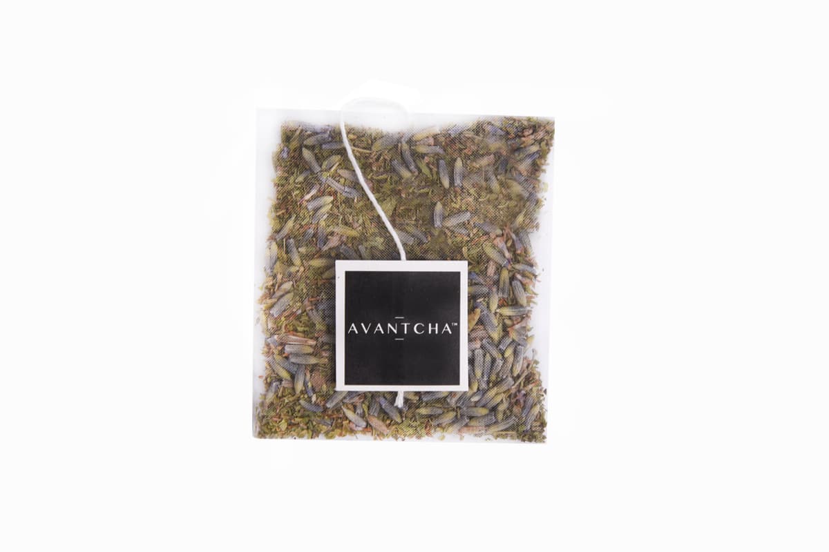 Naturally caffeine-free lemon verbena and lavender tea from AVANTCHA UK