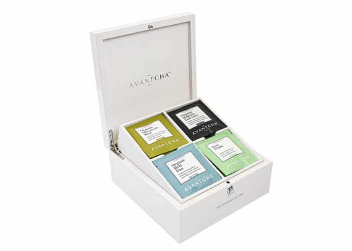 AVANTCHA Tea Humidor white