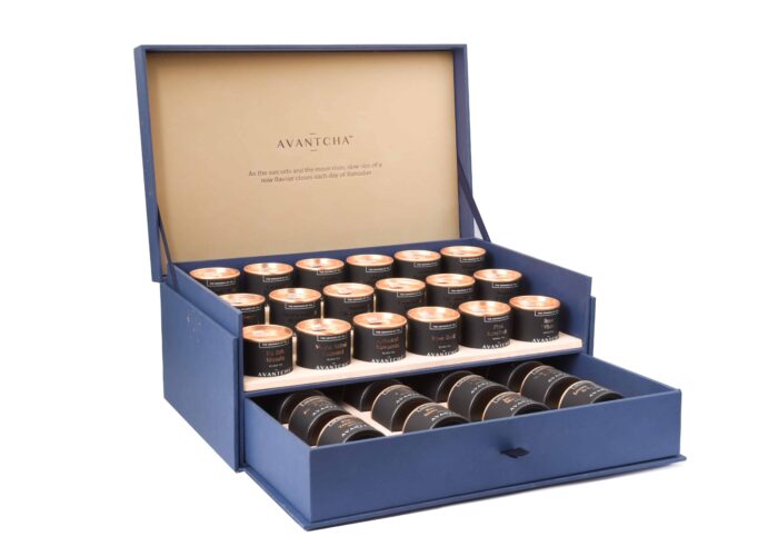 Ramadan Tea Collection - a handcrafted luxury tea gift box filled with 30 loose leaf flavoured teas