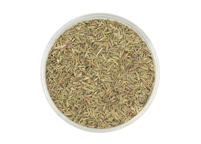 A Vibrant, Flavourful Infusion Balancing Earthy Notes of Warm Mint, Flowers & Citrus. Organic Thyme Herbal Tea Loose Leaf