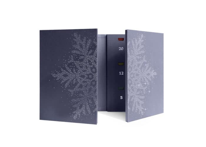 Tea Advent Calendar - Teabags. Blue Version.